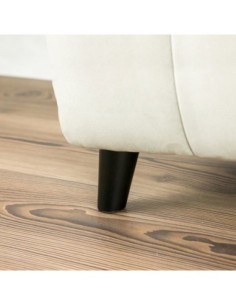DYLAN | SET 4 Piedi in Legno | Colore Wenghè | Altezza 8 cm | Gambe in Legno per divani e mobili 2