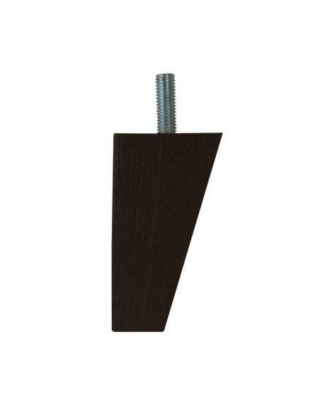 ENIGMA | SET of 4 Wooden Legs | Wenghè Color| Height 9,5 cm  | Sofas and Furniture Wooden Legs
