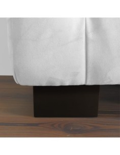 NAXOS | SET 4 Piedi in Legno | Colore Wenghè | H.8-L.8x14-S.P.2,5 | Gambe in Legno per divani e mobili 2