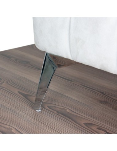 STARDUST | SET da 4 Piedi e 16 viti | Cromo Lucido | H.18 cm | Piedini per divani e poltrone |