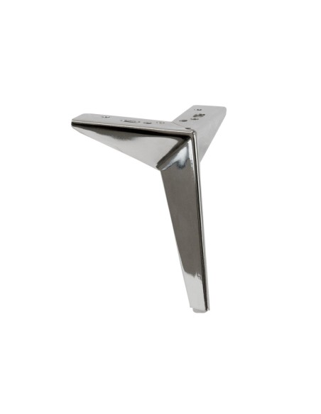 STARDUST | Set of 4 Legs and 16 Screws | Chrome Finish | H.18 cm | Legs for Sofas and Armchairs