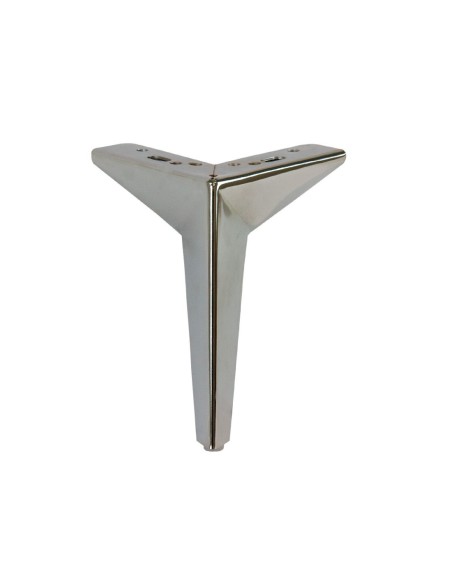 STARDUST | Set of 4 Legs and 16 Screws | Chrome Finish | H.18 cm | Legs for Sofas and Armchairs