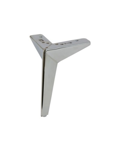 STARDUST | SET da 4 Piedi e 16 viti | Cromo Lucido | H.18 cm | Piedini per divani e poltrone |