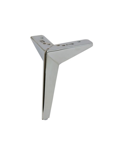 STARDUST | Set of 4 Legs and 16 Screws | Chrome Finish | H.18 cm | Legs for Sofas and Armchairs
