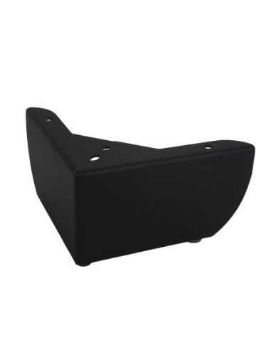 GROSSETO | SET 4 Piedi e 16 viti | Nero Opaco | H.8,5cm / 15X15 cm | Piedini per divani-poltrone |