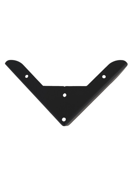 GROSSETO | SET 4 Piedi e 16 viti | Nero Opaco | H.5,5cm / 15X15 cm | Piedini per divani-poltrone |