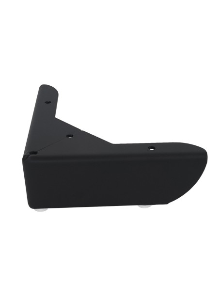 GROSSETO | SET 4 Piedi e 16 viti | Nero Opaco | H.5,5cm / 15X15 cm | Piedini per divani-poltrone |