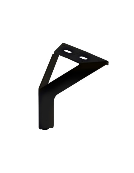 NEW SIENA | Set of 4 Legs and 16 Screws | Matt Black Finish | H.12,5 cm | Legs for Sofas and Armchairs