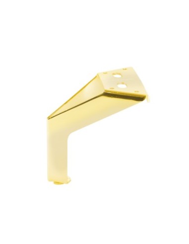 NEW SIENA | Set of 4 Legs and 16 Screws | Gold Finish | H.12,5 cm | Legs for Sofas and Armchairs