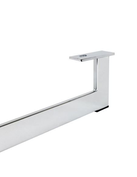 RAINBOW D | SET da 2 Slitte | Cromo Lucido | H.13 - L.88 | Slitta per divani |
