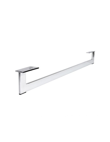 RAINBOW D | SET da 2 Slitte | Cromo Lucido | H.13 - L.88 | Slitta per divani |