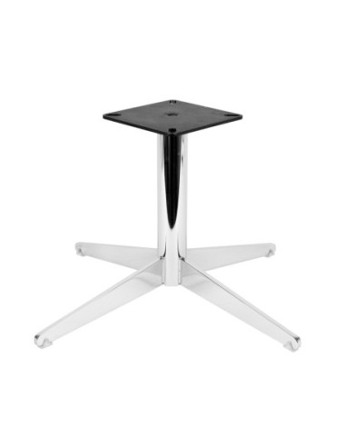 4SEASONS | Base Girevole per Pouf | Finitura Cromo Lucido | Dimensioni: H.33 - D.57