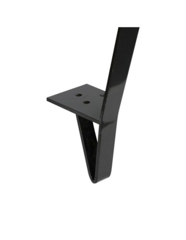 BRACCIOLO LINE | SET da 2 Slitte in metallo | Nero Opaco | H.9,5+35,5 - L.88,7 | Slitta per divani |