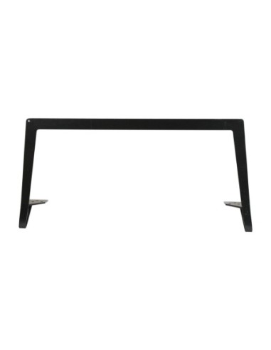 BRACCIOLO LINE | SET da 2 Slitte in metallo | Nero Opaco | H.9,5+35,5 - L.88,7 | Slitta per divani |