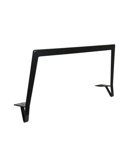 BRACCIOLO LINE | SET da 2 Slitte in metallo | Nero Opaco | H.9,5+35,5 - L.88,7 | Slitta per divani |
