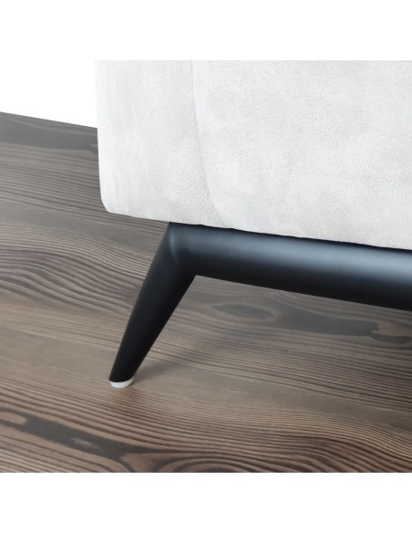 TICAO | Set of 2 Sled Legs | Matt Black Finish | H.16 - L.80 cm | Sofas Sleds