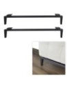 ARUBA | SET da 2 Slitte | Purple Grey | H.16 - L.94 | Slitta per divani |