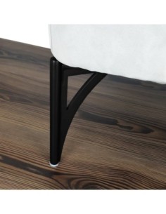 GIGLIO | SET da 4 Piedi e 16 viti | Purple Grey | H. 18 | Piedini per divani e poltrone | 2