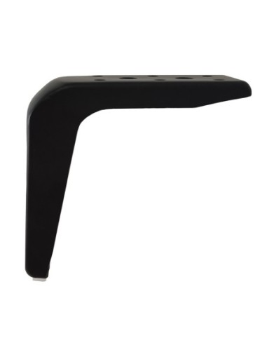 ERICE | Set of 4 Legs and 16 Screws | Matt Black Finish | H.11,5 cm | Legs for Sofas and Armchairs