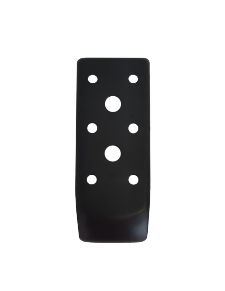 ERICE | SET da 4 Piedi e 16 viti | Nero Opaco | H. 11,5 | Piedini per divani e poltrone |