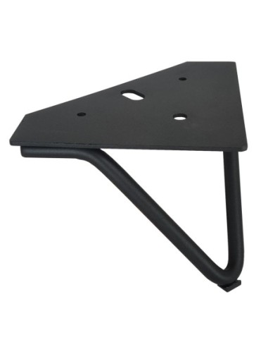 LEO | SET da 4 Piedi e 16 viti | Nero Opaco | H. 12 | Piedini per divani e poltrone |