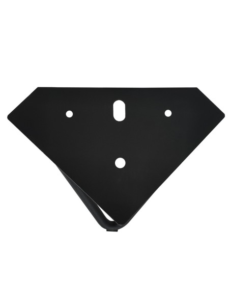 LEO | SET da 4 Piedi e 16 viti | Nero Opaco | H. 12 | Piedini per divani e poltrone |