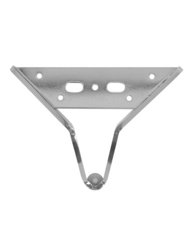 JANGAL | Set of 4 Legs and 16 Screws | Chrome Finish | H.12 cm | Legs for Sofas and Armchairs