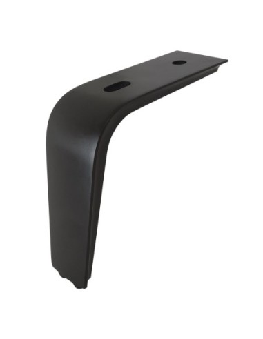 IVISSA | Set of 4 Legs and 16 Screws | Matt Black Finish | H.14,5 cm | Legs for Sofas and Armchairs