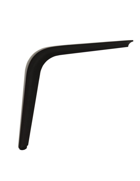 IVISSA | Set of 4 Legs and 16 Screws | Matt Black Finish | H.14,5 cm | Legs for Sofas and Armchairs
