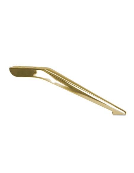 DEDALO | SET da 4 Piedi e 16 viti | Oro | H. 12 | Piedini per divani e poltrone |
