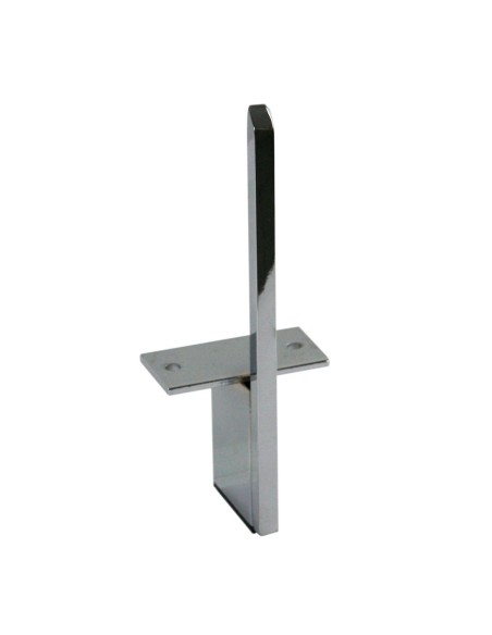 MERLIN | Set of 4 Legs and 16 Screws | Chrome Finish | H.7,5 + 13 cm | Legs for Sofas and Armchairs