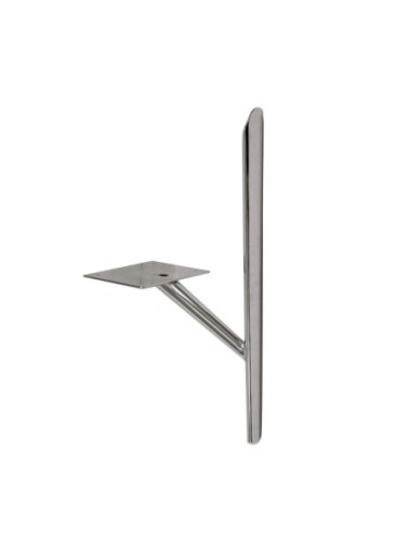 ARTU | Set of 4 Legs and 16 Screws | Chrome Finish | H. 19,5 + 21,5 cm | Legs for Sofas and Armchairs