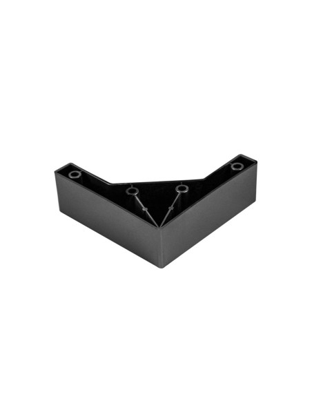 ANGY | SET da 4 Piedi e 16 viti | Satinato | H.5 L.15X15 | Piedini per divani-poltrone