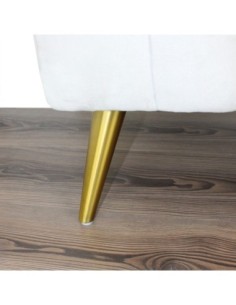 BOWIE | SET da 4 Piedi e 16 viti | Oro Antico | H.18 | Piedini per divani-poltrone-mobili | 2