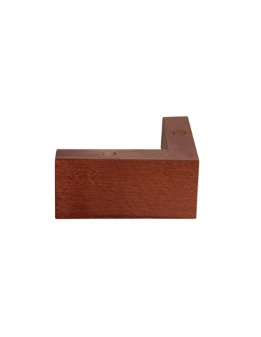 MAGIC | SET of 4 Wooden Legs | Cherry Color| Dimensions: H.6 L.13x13 S.P.3 | Sofas and Furniture Wooden Legs