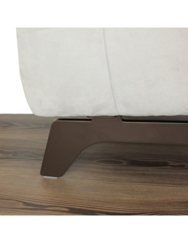 BILBAO | Set of 2 Sled Legs | Brown Bronze Finish | H.14 - L.86 cm | Sofas Sleds