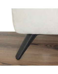 PALMA | SET da 4 Piedi e 16 viti | Sandy Black | H.14 | Piedini per divani-poltrone | 2