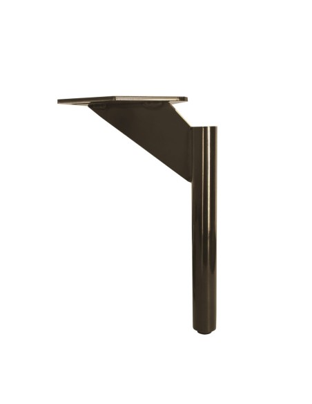 FRED | Set of 4 Legs and 16 Screws | Titanium Bronze Finish | H.20 cm | Legs for Sofas and Armchairs