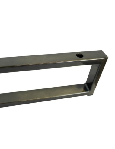 DIANA | Set of 2 Sled Legs | Titanium Bronze Finish | H.10 - L.96 cm | Sofas Sleds