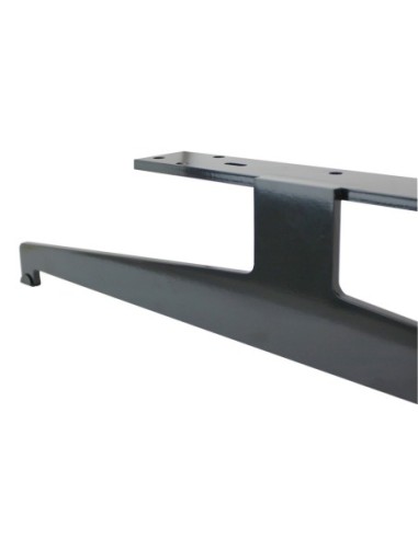 ITALIA | SET da 2 Slitte | Grigio 7021 | H.17 L.85 | Slitta per divani |