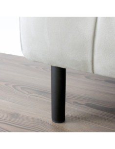 ATENE + WASHER | Set of 4 Legs | Matt Black Finish | H. 14,5 cm | Central Support Leg 2