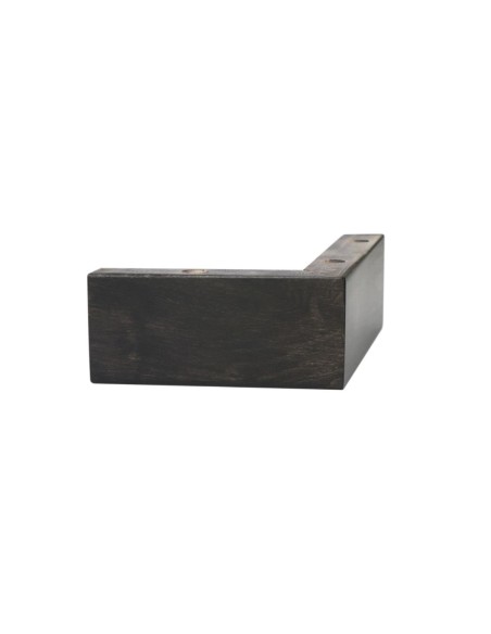SIS | SET of 4 Wooden Legs | Wenghé Color| H.4,8 cm | Sofas and Furniture Wooden Legs