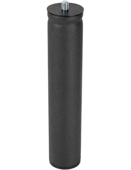 CINDY | SET da 4 Piedi | Vite innestata 10MA | Grigio Antracite | H.25 | Piedini per Letti e Reti Letto |