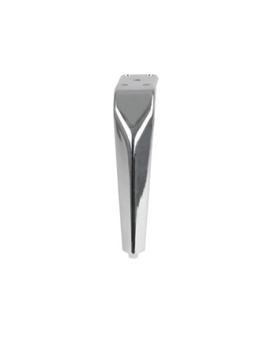 ROBIN | Set of 4 Legs and 16 Screws | Chrome Finish | H.15 cm | Legs for Sofas and Armchairs