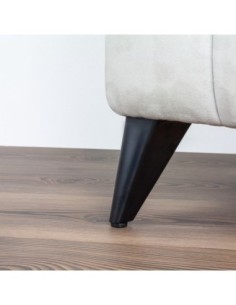 VIADANA | Set of 4 Legs and 16 Screws | Matt Black Finish | H.13 cm | Legs for Sofas and Armchairs 2