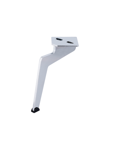 ISLA | Set of 4 Legs and 16 Screws | Chrome Finish | H.19 cm | Legs for Sofas and Armchairs