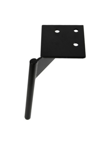 CLAYTON | SET da 4 Piedi e 16 viti | Nero Opaco | H. 20 | Piedini per divani e poltrone |