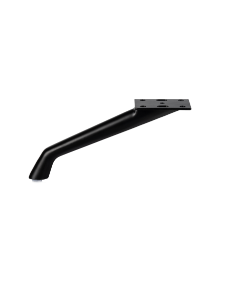 FINFER | Set of 4 Legs and 16 Screws | Black Matt Finish | H.15 cm | Legs for Sofas and Armchairs