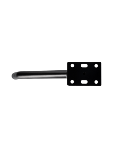 FINFER | Set of 4 Legs and 16 Screws | Black Matt Finish | H.15 cm | Legs for Sofas and Armchairs