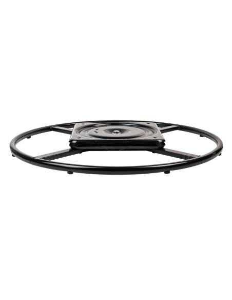 TOY BASE | Swivel Base | Matt Black Finish | D. 60 cm | Swivel Base for Armchairs
